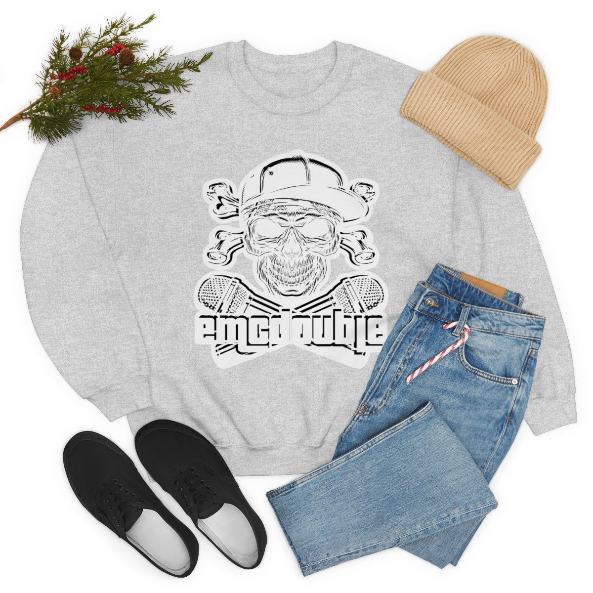 emcdouble "El Gringo" Unisex Heavy Blend™ Crewneck Sweatshirt