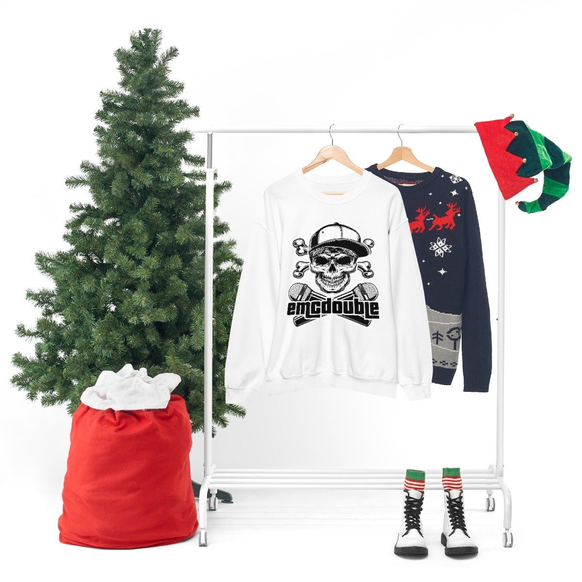 emcdouble "El Gringo" Unisex Heavy Blend™ Crewneck Sweatshirt