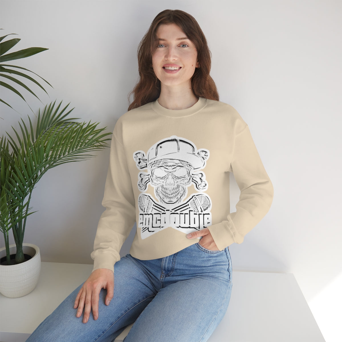 emcdouble "El Gringo" Unisex Heavy Blend™ Crewneck Sweatshirt