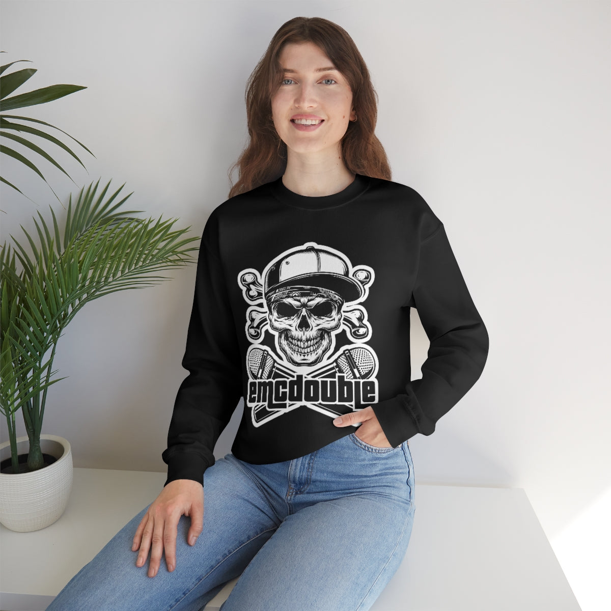 emcdouble "El Gringo" Unisex Heavy Blend™ Crewneck Sweatshirt
