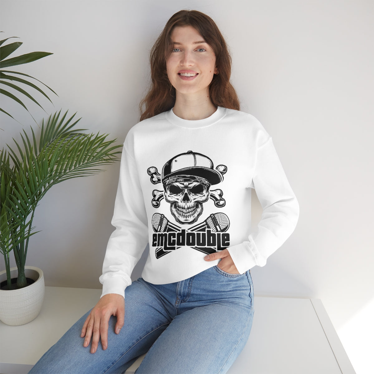 emcdouble "El Gringo" Unisex Heavy Blend™ Crewneck Sweatshirt