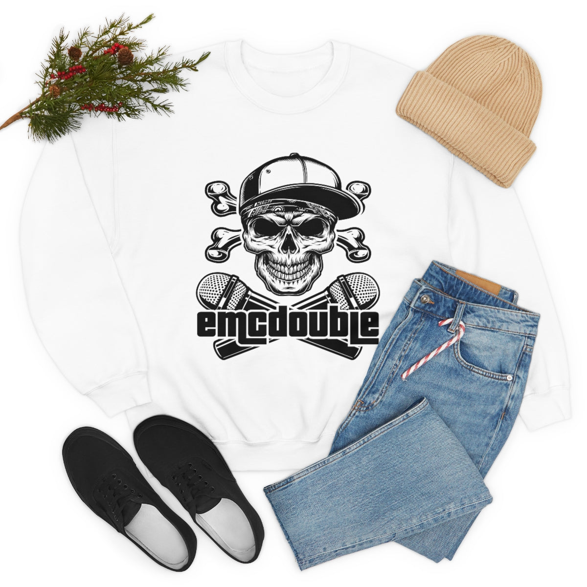 emcdouble "El Gringo" Unisex Heavy Blend™ Crewneck Sweatshirt